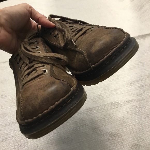 Dr. Martens Perry Oxford Leather Lace Up Shoes Size M8 W9 - Picture 6 of 13